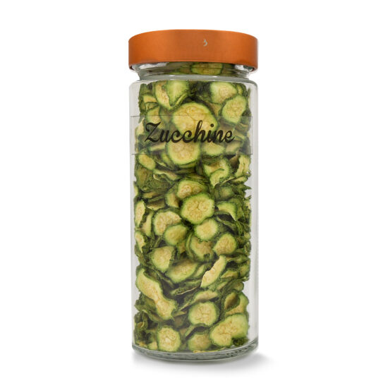 Acquista online le Zucchine Disidratate a Freddo in Vaso da 45g